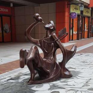 户外园林景观小品铜雕塑街头小品景观雕塑工程精心设计制作