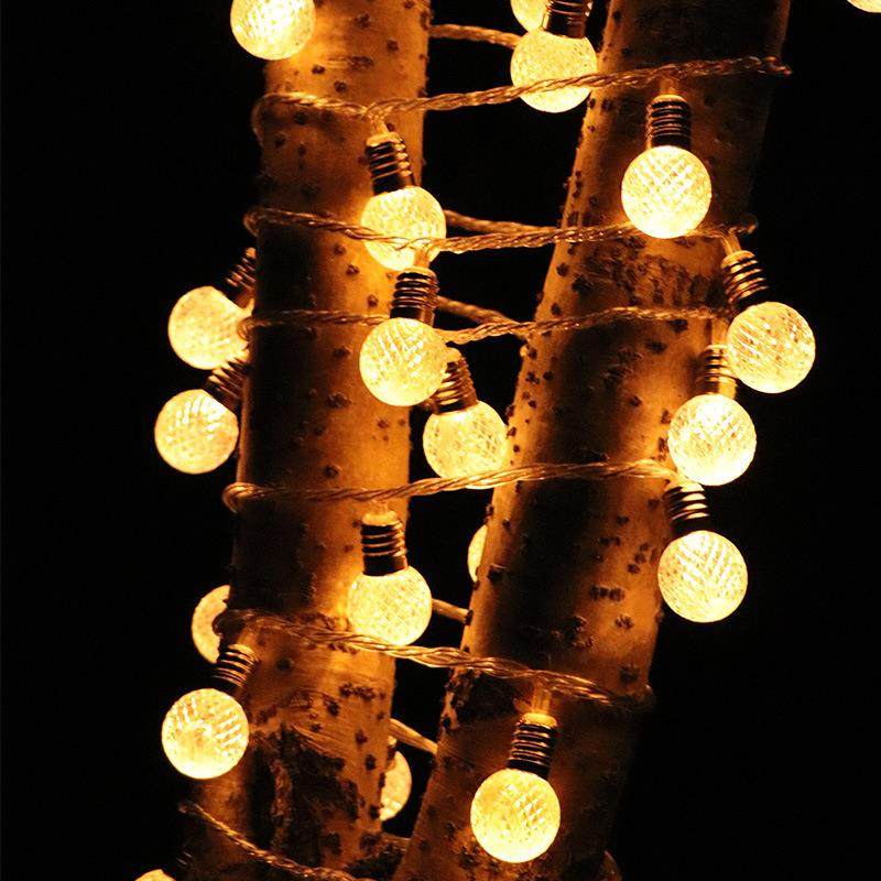 LED太阳能户外防水露营装饰灯庭院复古氛围灯树灯阳台花园彩灯串