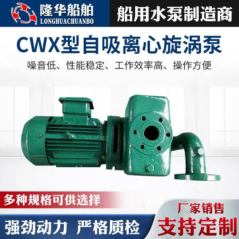 船用离心泵1.5CWX-2旋涡泵铸铁自吸离心旋涡泵可定制船用旋涡泵