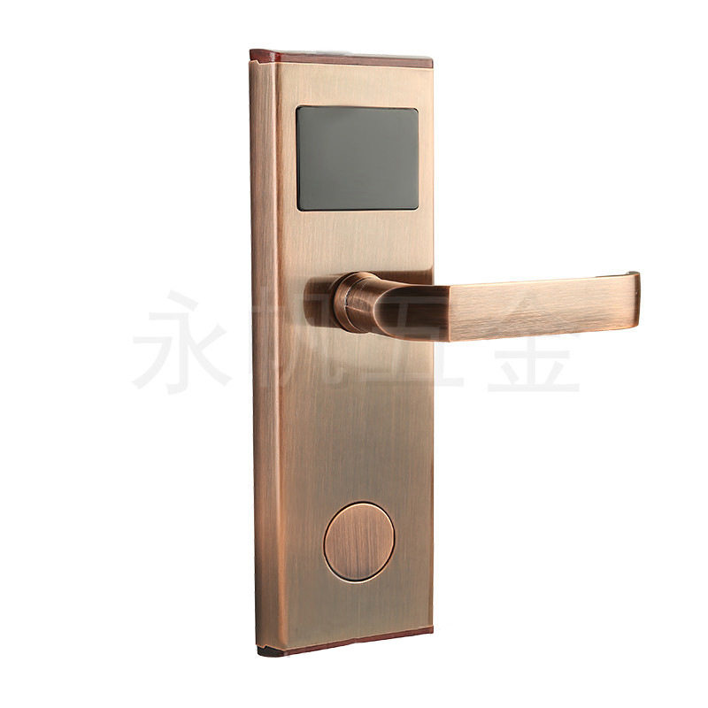 酒店家用新款宾馆IC感应锁电子密码锁智能门锁宾馆防盗刷卡锁