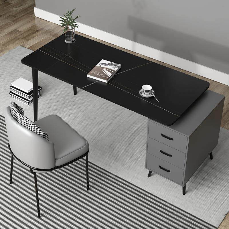 电脑台式桌家用小户型书桌收纳柜一体写字学习办公桌卧室简易桌子