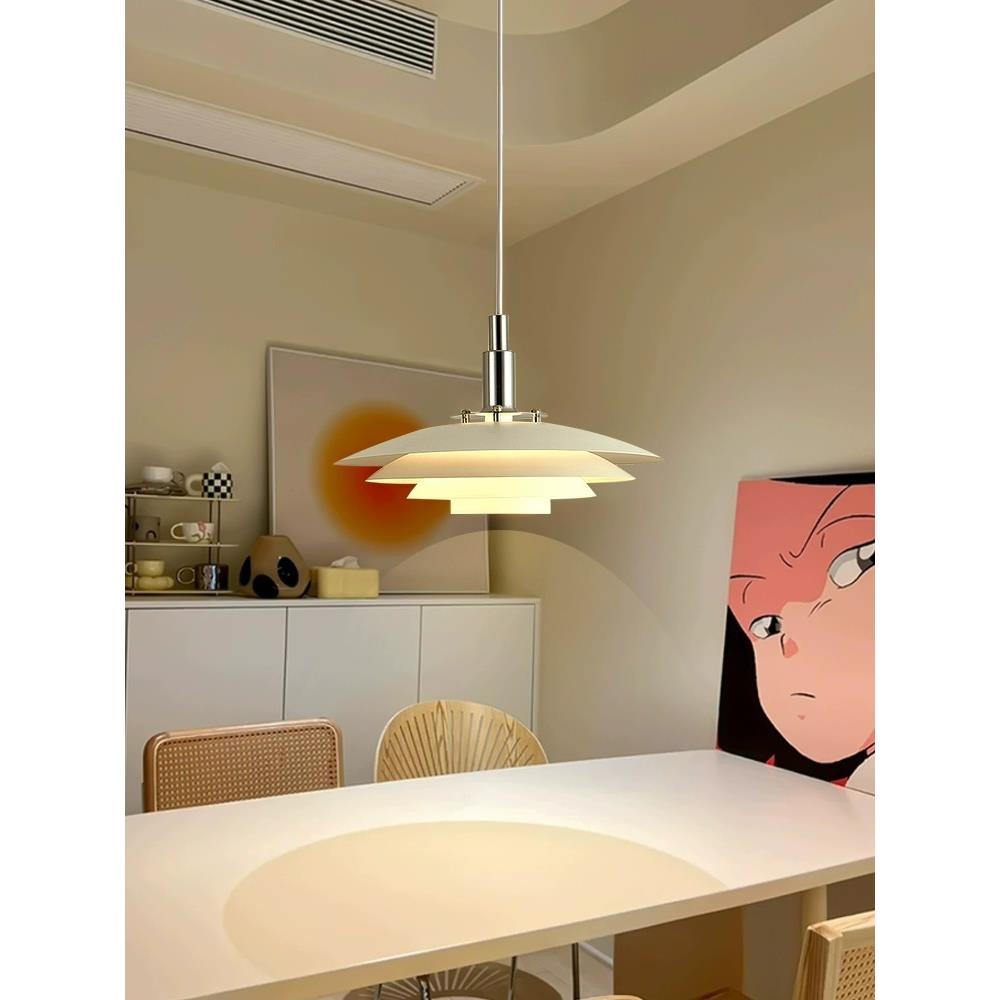北欧餐厅吊灯丹麦现代简约网红飞碟创意民宿PH5奶油风日式餐桌灯