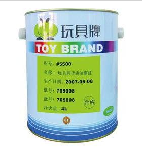 玩具牌油漆无毒/双组份油漆5500系列FG55-93白色清漆UV油漆