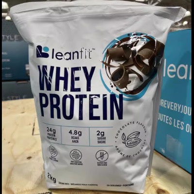 加拿大直邮LeanFit乳清蛋白粉营养保健 巧克力味2Kg