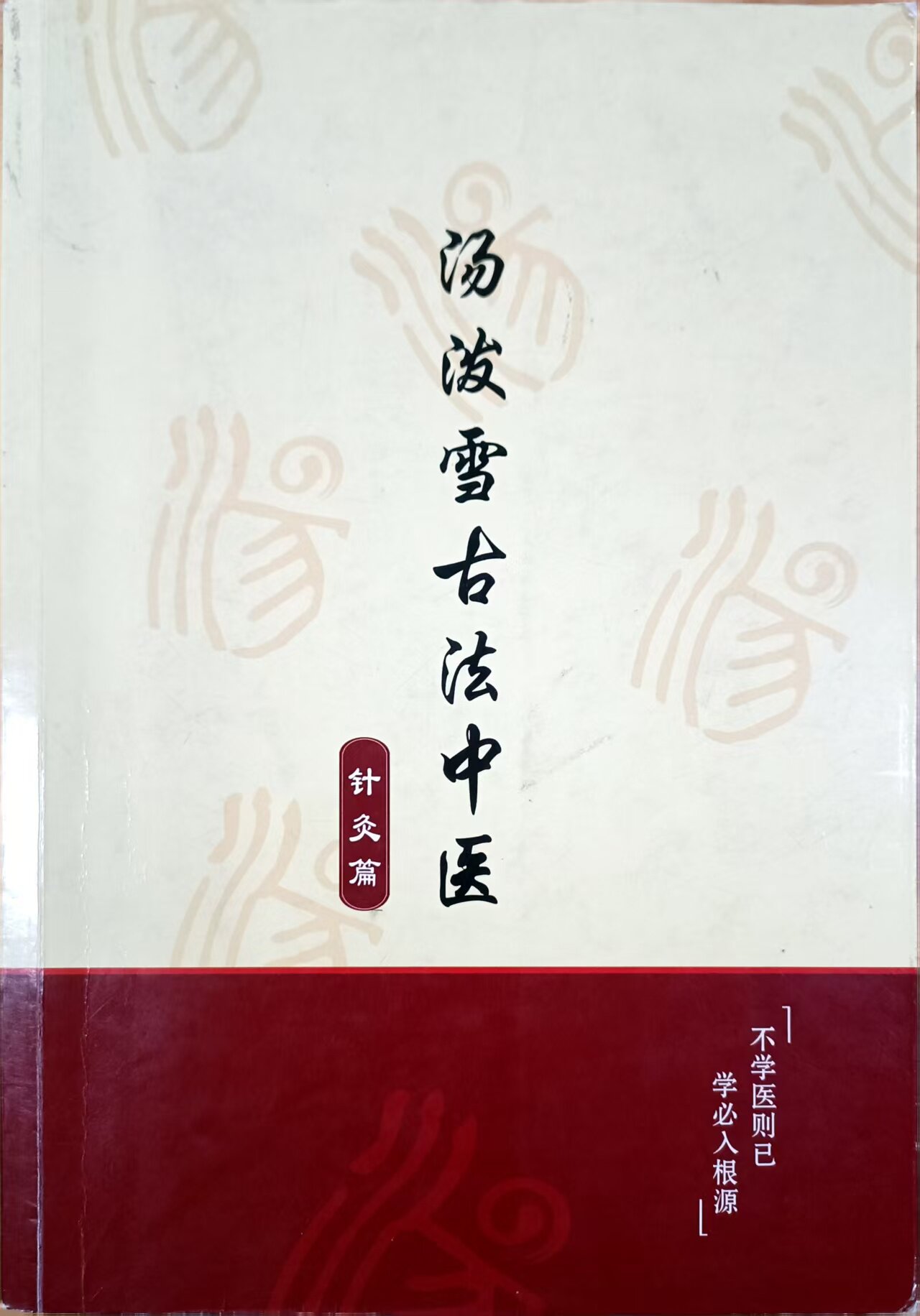 汤泼雪非遗古法针灸验证班4天3课业本/教学用本