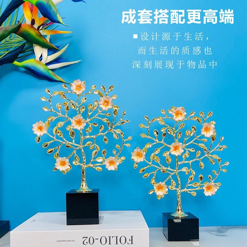 发财树摆件高级感小众酒店样板房店铺开业办公室装饰品乔迁送礼