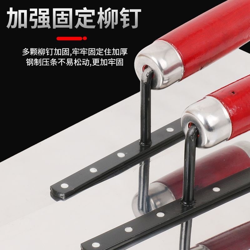 带齿抹子不锈钢抹灰刀锯齿瓷砖抹泥刀地砖刮泥刀泥瓦工批灰刀泥板