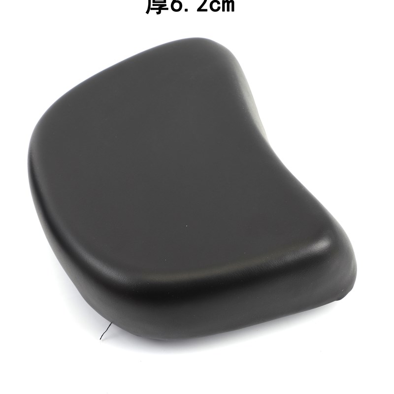 适用摩托车电动车改装后坐垫加长小座垫银钢胯子蓝精灵二代小坐垫