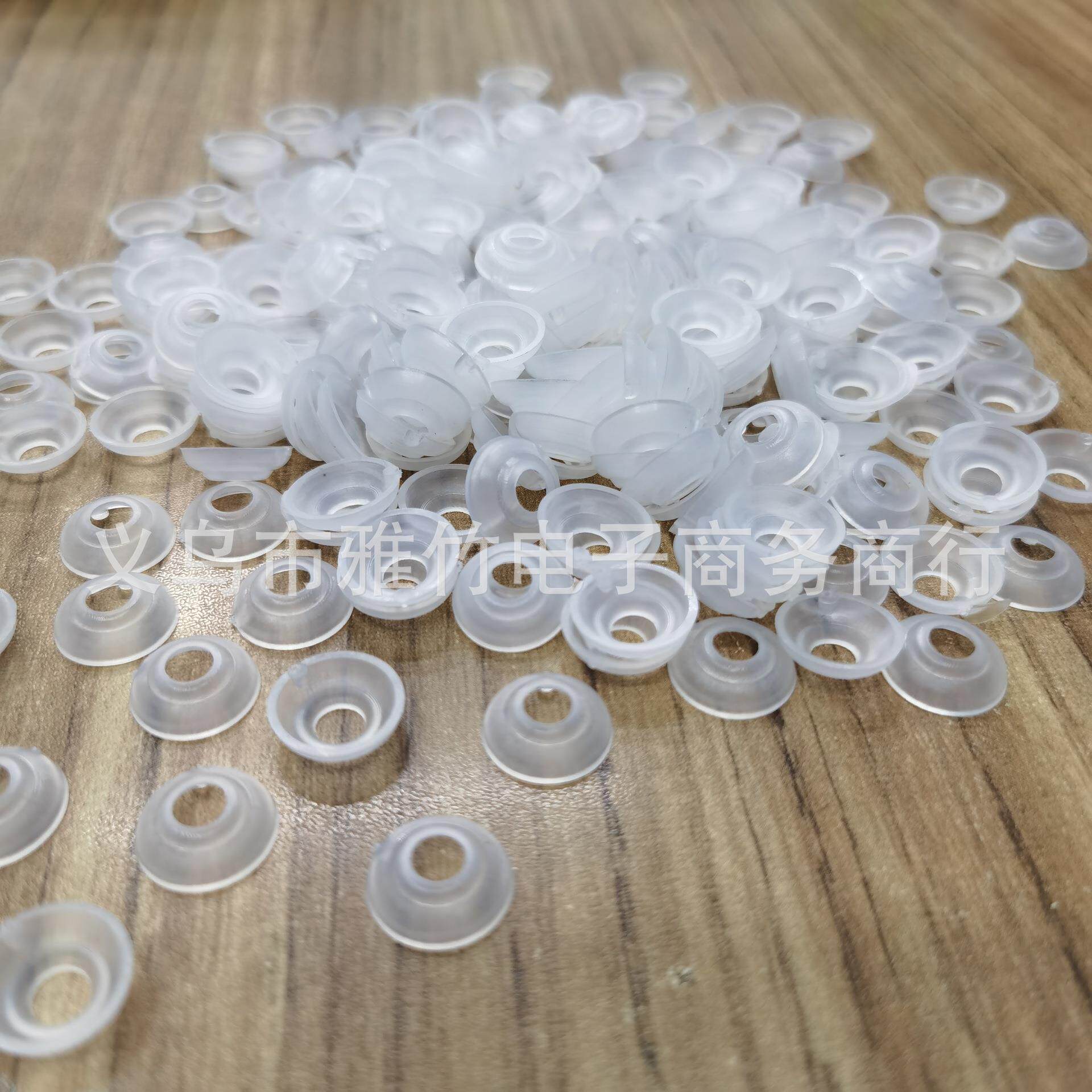 现货供应各尺寸螺纹杆眼睛鼻子白色透明手工垫片 保险扣加固器