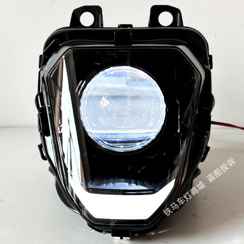 适用于24款本田NX400 CB400F大灯总成改装升级LED透镜大灯前照灯