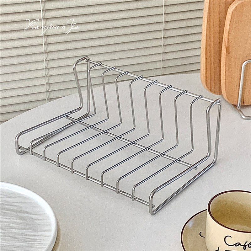 厨房好物!304不锈钢厨房盘子碗架沥水架放碟子收纳架滤水置物架