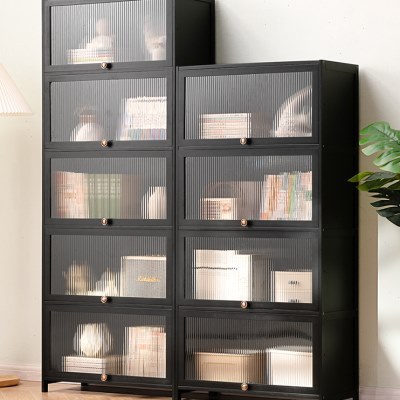 组合书柜子多功能家用客厅书架实木落地儿童置物架储物大书橱多层