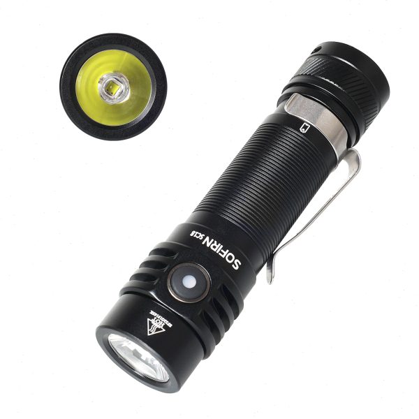 Sofi SC18 索菲恩手电筒小型户外露营1800lm18650便携直充透镜