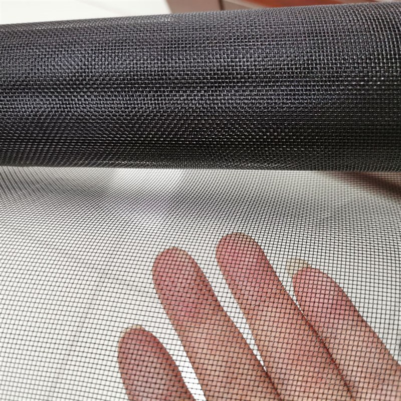 黑色PET涤纶网纱布料过滤筛网防尘网耐高温阻燃网格布12目-60目