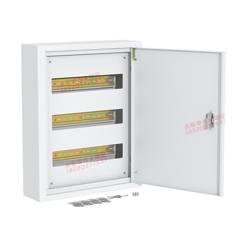 双层内外门漏电空开位数箱加厚型布线无总制开关回路配电箱可定制