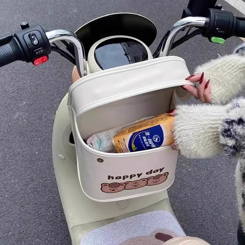 可放半盔摩托车尾箱包复古皮尾箱踏板电动车后尾包后备箱防水通用