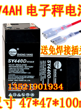SHENGYANG晟阳蓄电池SY440D SY450 SY645 SY640 4V4AH5AH6V4.5AH