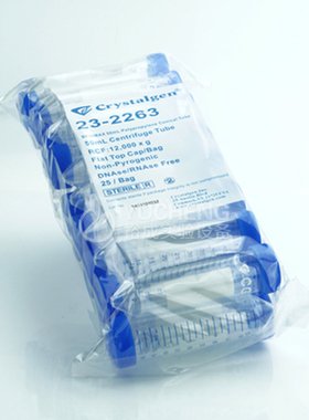 Crystalgen科晶50ml离心管无菌无酶包装螺口尖底 23-2262/23-2263