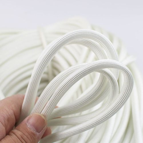 高温套管玻璃纤维管耐高温玻纤管电线护套阻燃绝缘软管锭纹管隔热