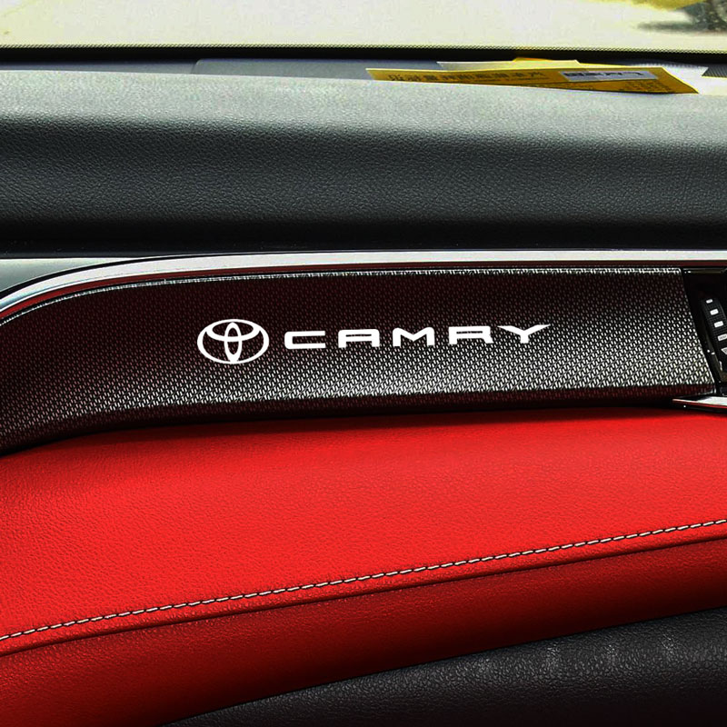 适用于丰田凯美瑞 CAMRY中控台专用内饰改装汽车贴纸金属车标贴标