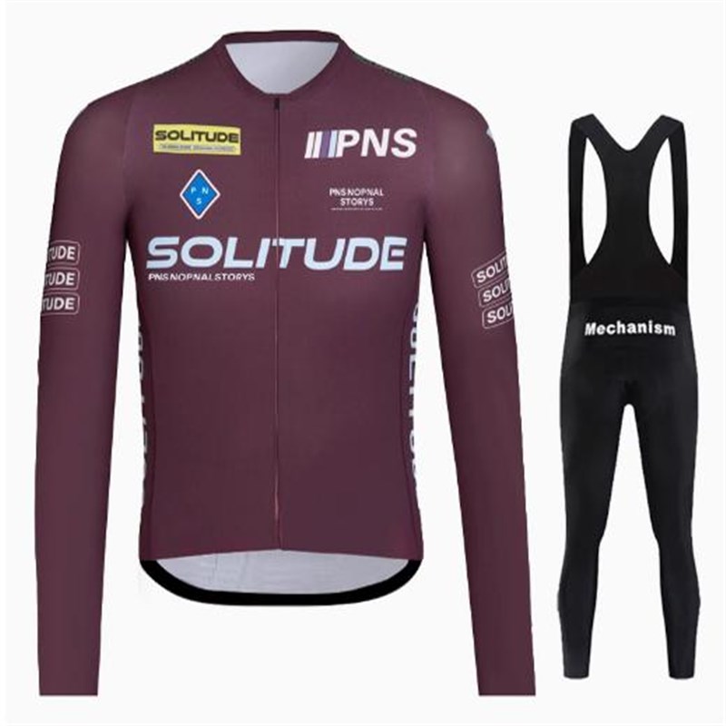PAS春秋季长袖自行车男骑行服公路赛车服装单车衣服加绒套装定制