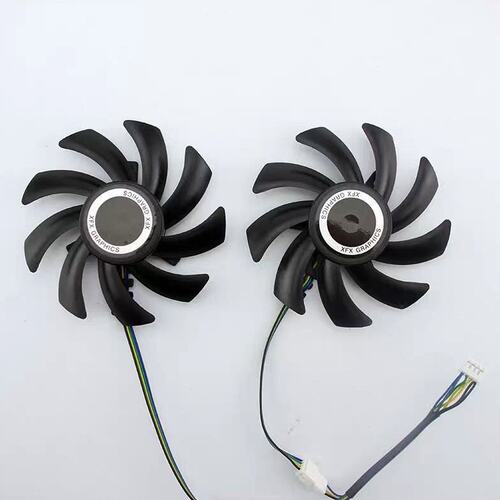 包邮 讯景/XFX RX 560D 470 480 570 580 黑狼版 战狼版 显卡风扇