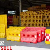 全新料1.8米市政围挡注水三孔水马1.5米可移动护栏道路分流防撞桶