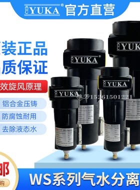 压缩空气气水分离器WS15 25 35 100 200汽水分离旋风除水装置