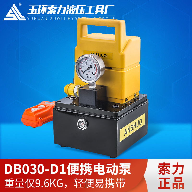 索力 便携式DB030-D1小型油压泵 电动液压泵 高压电动泵 仿进口泵