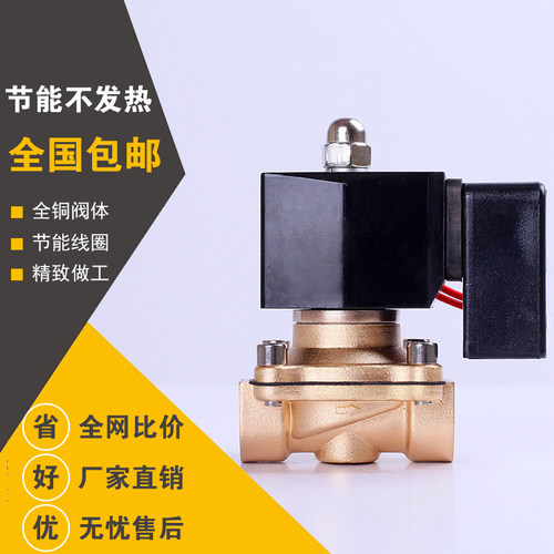 节能电磁阀 防雾型 4分 铜阀 室外 线圈不发热 220V 24V DC12V