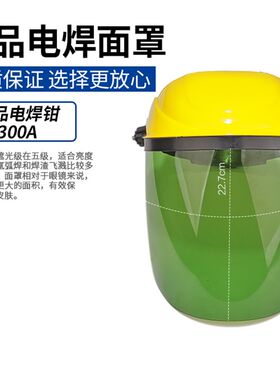 新品电焊面罩防护焊工焊接焊帽氩弧焊面屏面具眼镜气保焊烧焊头戴