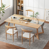 茶桌椅组合家用喝茶简约现代办公室泡茶桌茶几茶具套装 一体小茶台