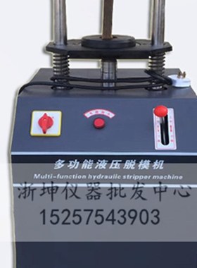 DL-200/300型多功能液压脱模器 30T沥青灰土模试件电动液压脱模机