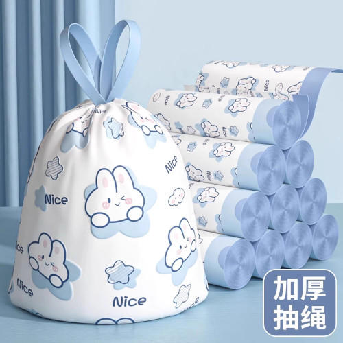 抽绳垃圾袋家用加厚手提式厨房