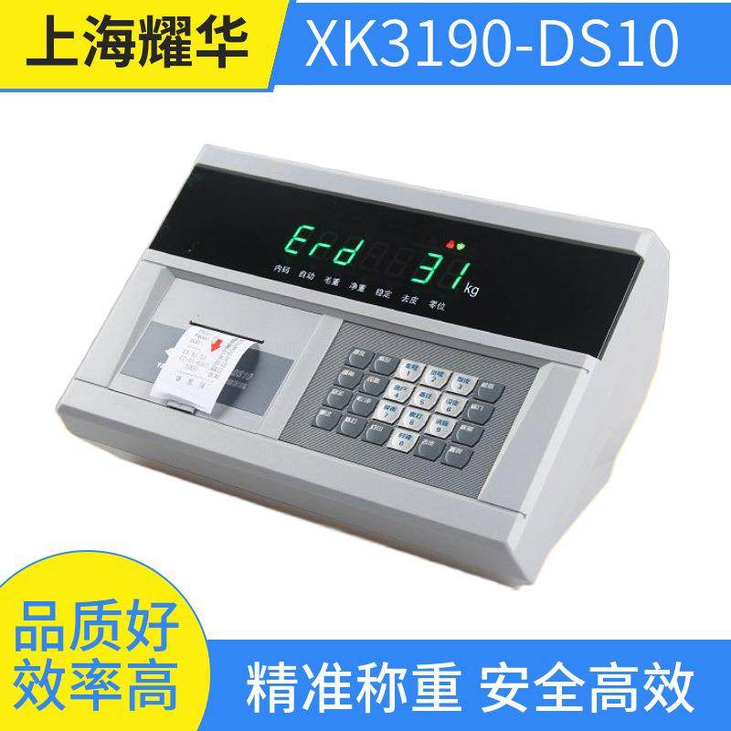 数字物联网称重仪表耀华XK3190-DS10+P带打印地磅称重控制器meter