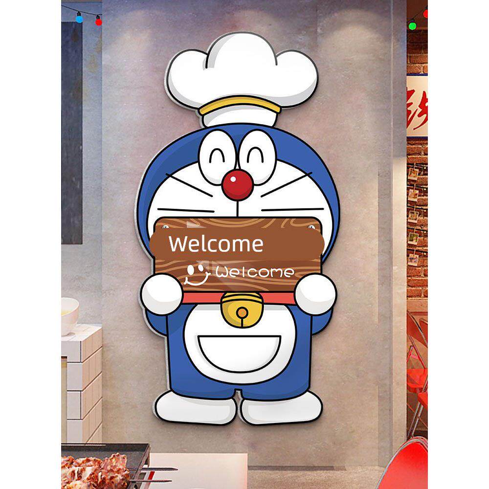 餐饮饭店墙面装饰挂画请上二楼梯指示牌标语烧烤火锅背景墙贴创意