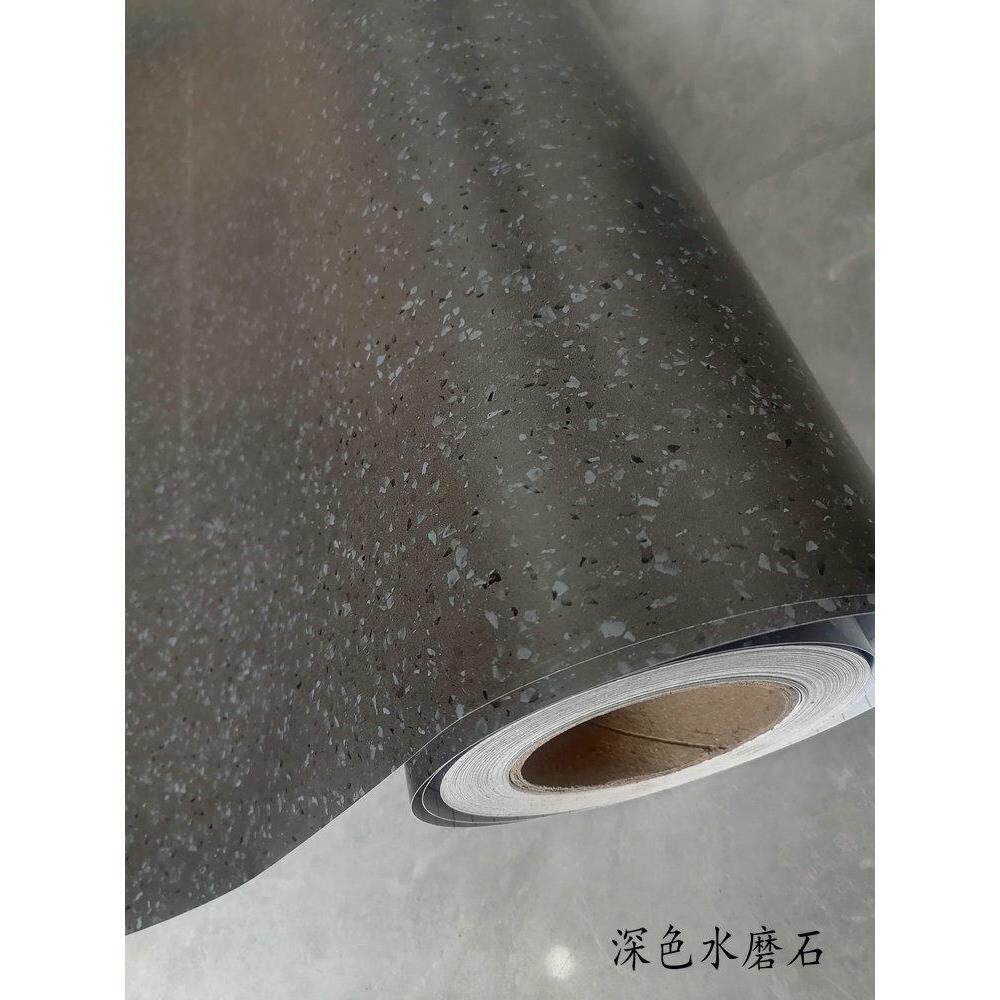 仿水磨石大理石纹贴纸PVC客厅自粘墙纸壁纸波音软片翻新即时贴