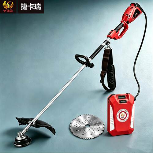 捷卡瑞24V 48V锂电割草机 充电式电动打草绳机 农用草坪割灌机