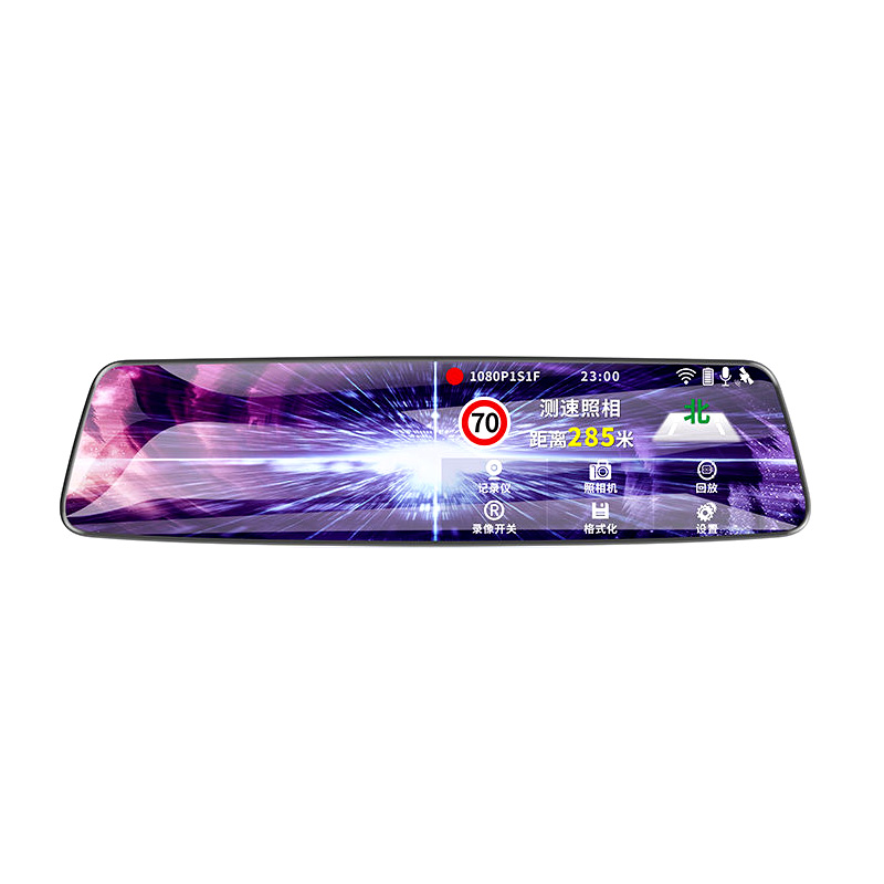 薄款后视镜行车记录仪单双镜头高清1080p带倒车影像通用型