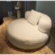 北欧奶油大白胖子意式 极简羊羔绒单人沙发圆形网红休闲懒人糯米糍