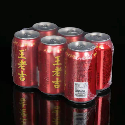 饮料包装PE热收缩膜矿泉水可乐易拉罐雪碧330ml红牛啤酒桶膜塑料