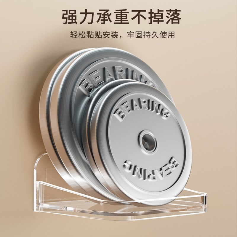 摄像头室内监控支架免打孔家用外墙上置物架路由器放置底座架子