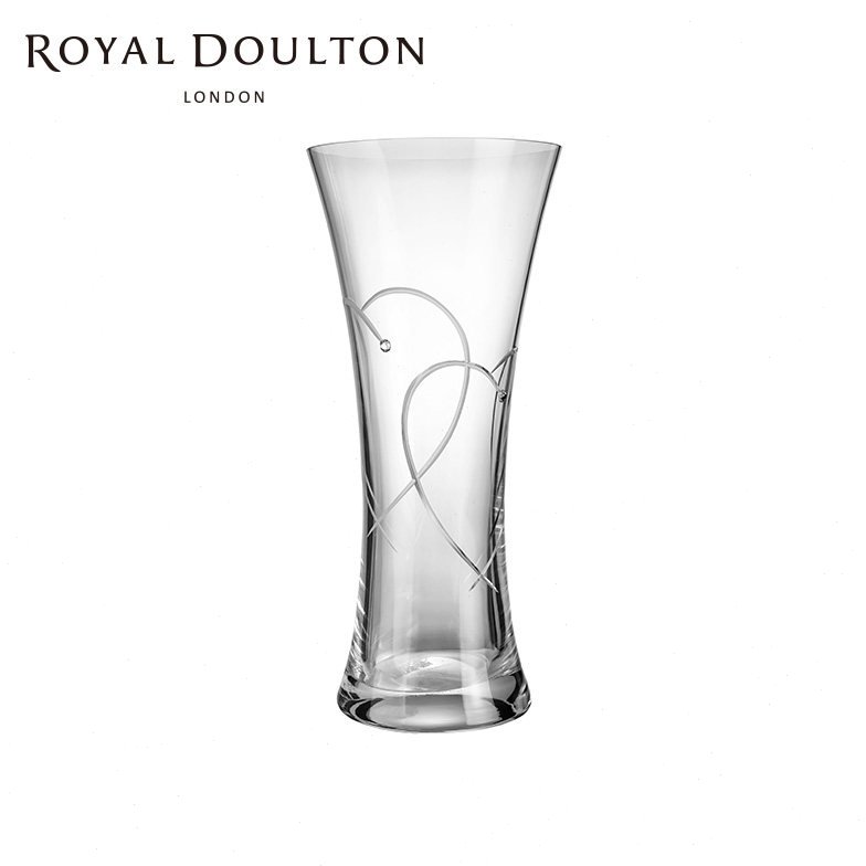 Royal Doulton 皇家道尔顿 约定系列水晶玻璃花瓶 家居摆件