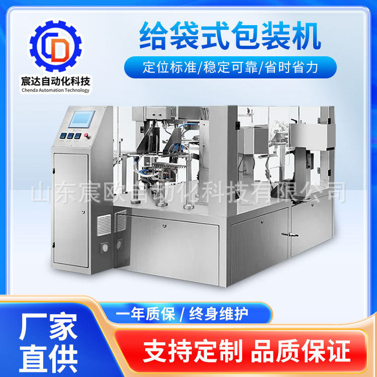 真空包装水果干果脯给袋式包装机芒果干水果冻干全自动给袋包装机