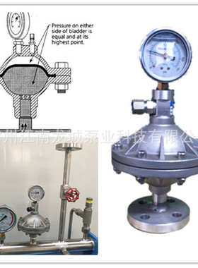 不锈钢隔膜式缓冲器  阻尼器 均流器 计量泵缓冲器型号LCPD-S