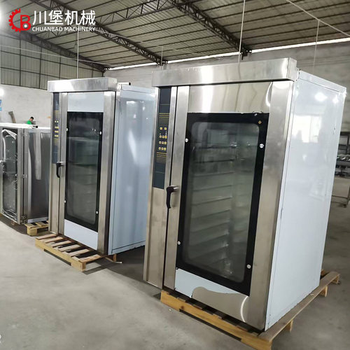 柏川热风对流式烤箱商业用推车式12盘喷雾面包电烤炉热风循环炉