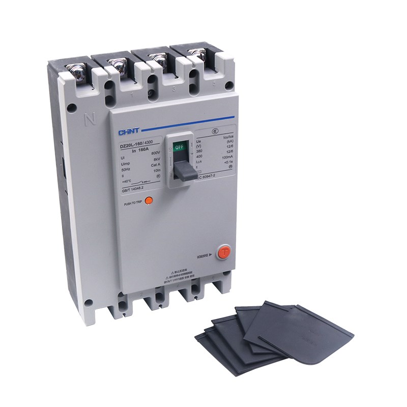 CHN正T泰漏电器3相4线保护器塑壳式4p断路器DZ00L-160/4320安160a