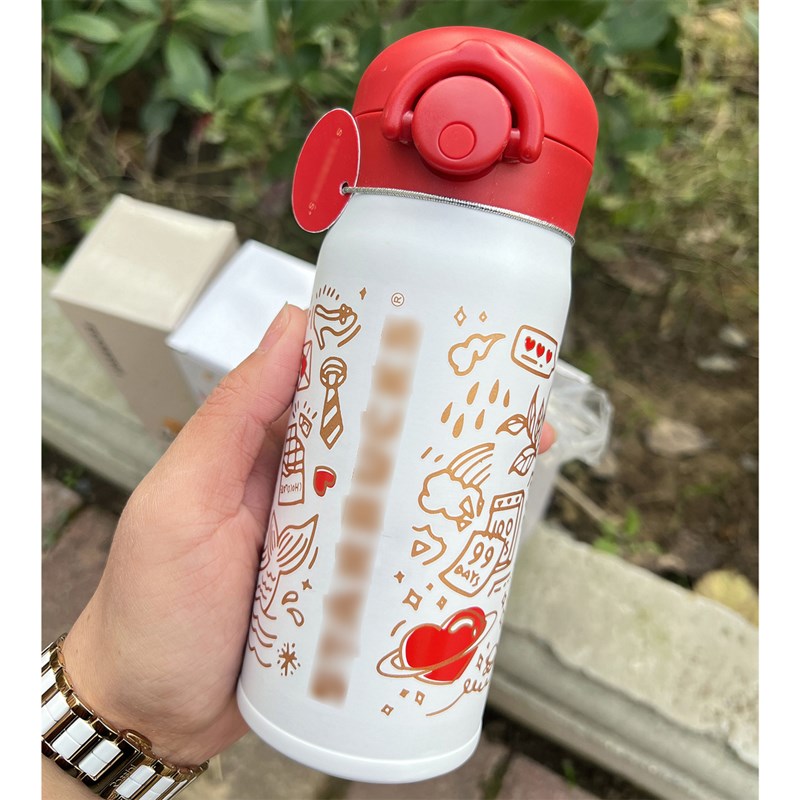 儿童保温杯304不锈钢350myl卡通可爱幼儿园小学生男女宝宝水杯水