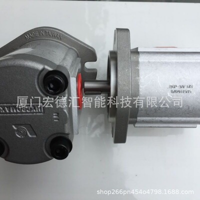 台湾HYDROMAX新鸿原装全新HGP-2A-F12R齿轮泵电磁阀三联泵