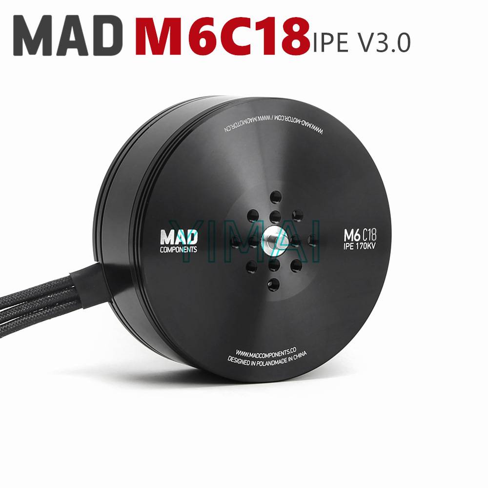 MAD多旋翼垂起固定翼长航时超轻悬浮无人机无刷农业植保电机M6C18